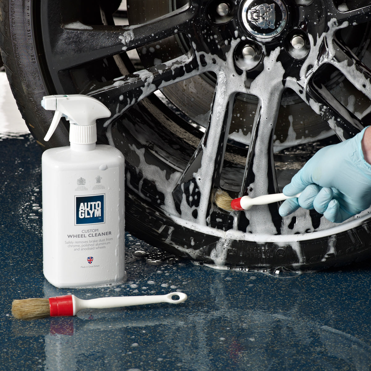 CUSTOM WHEEL CLEANER COMPLETE KIT 鋁圈清潔套組